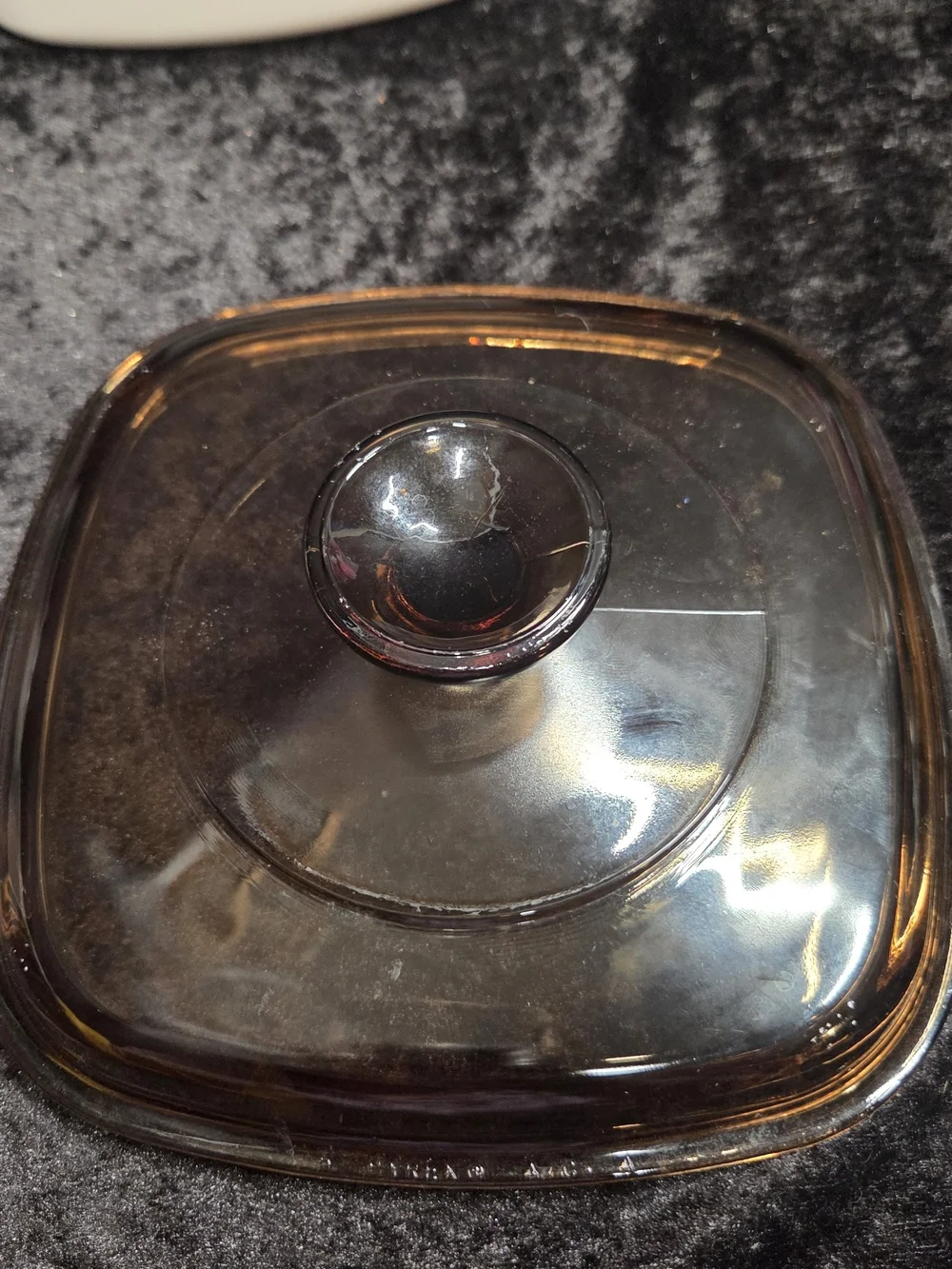Corningware amber glass